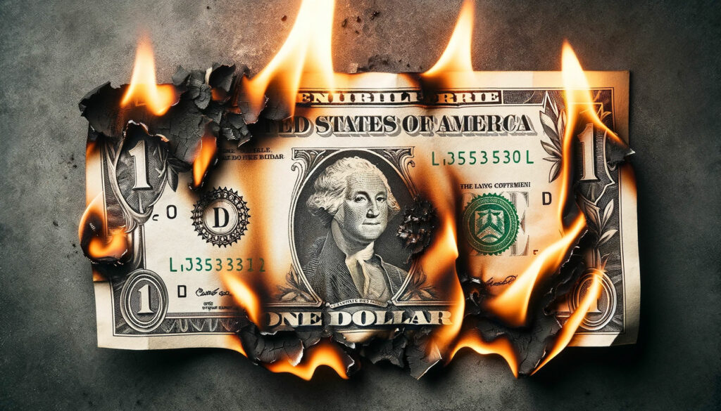 Tax Money Burning