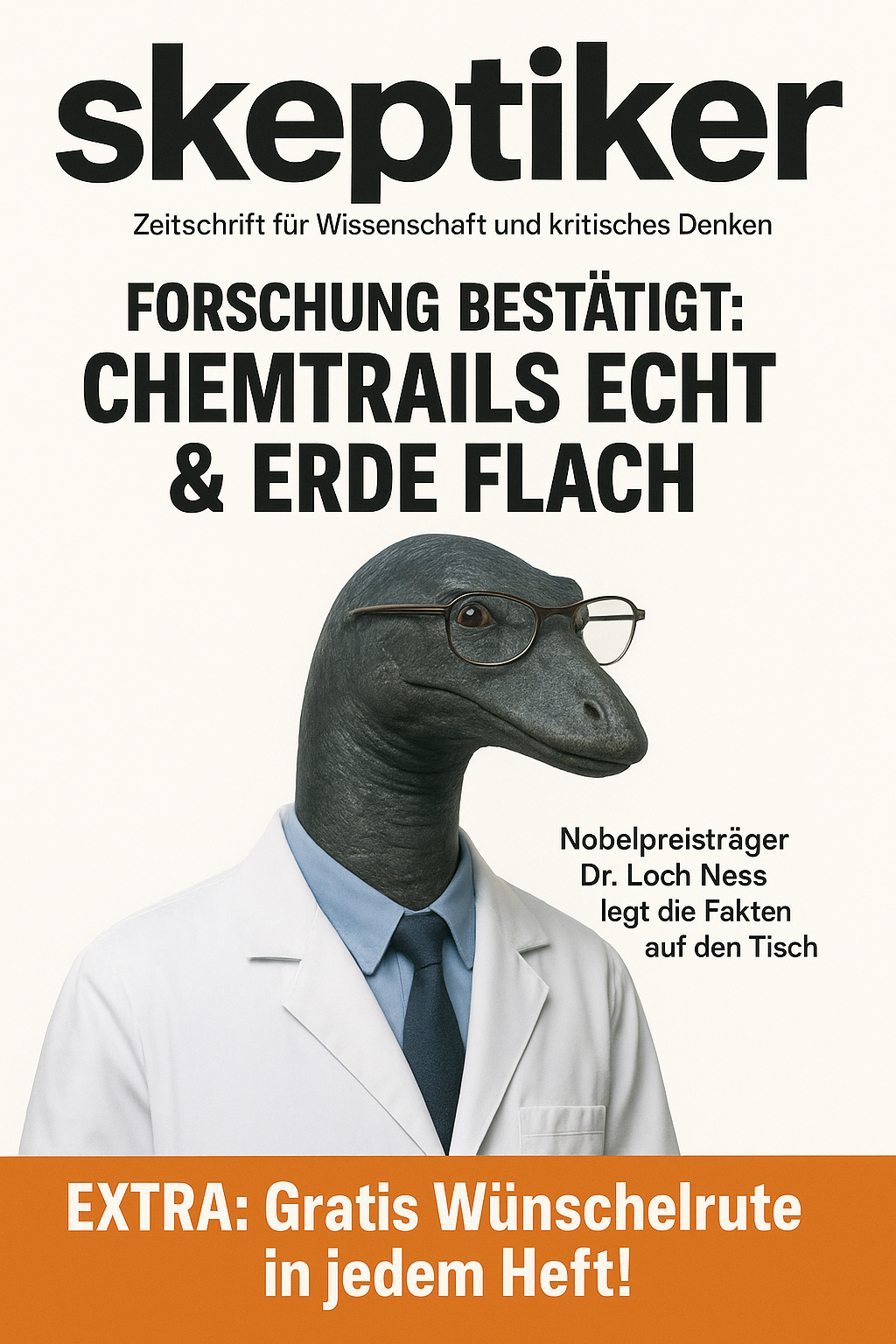 Fake-Cover for German "Skeptiker"-Magazine
