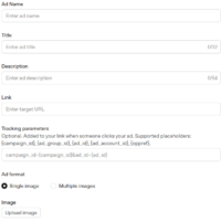 Screenshot of OpenAI Ads ad setup